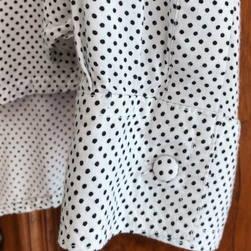 White with Black Dots Top - Picture 4 of 9